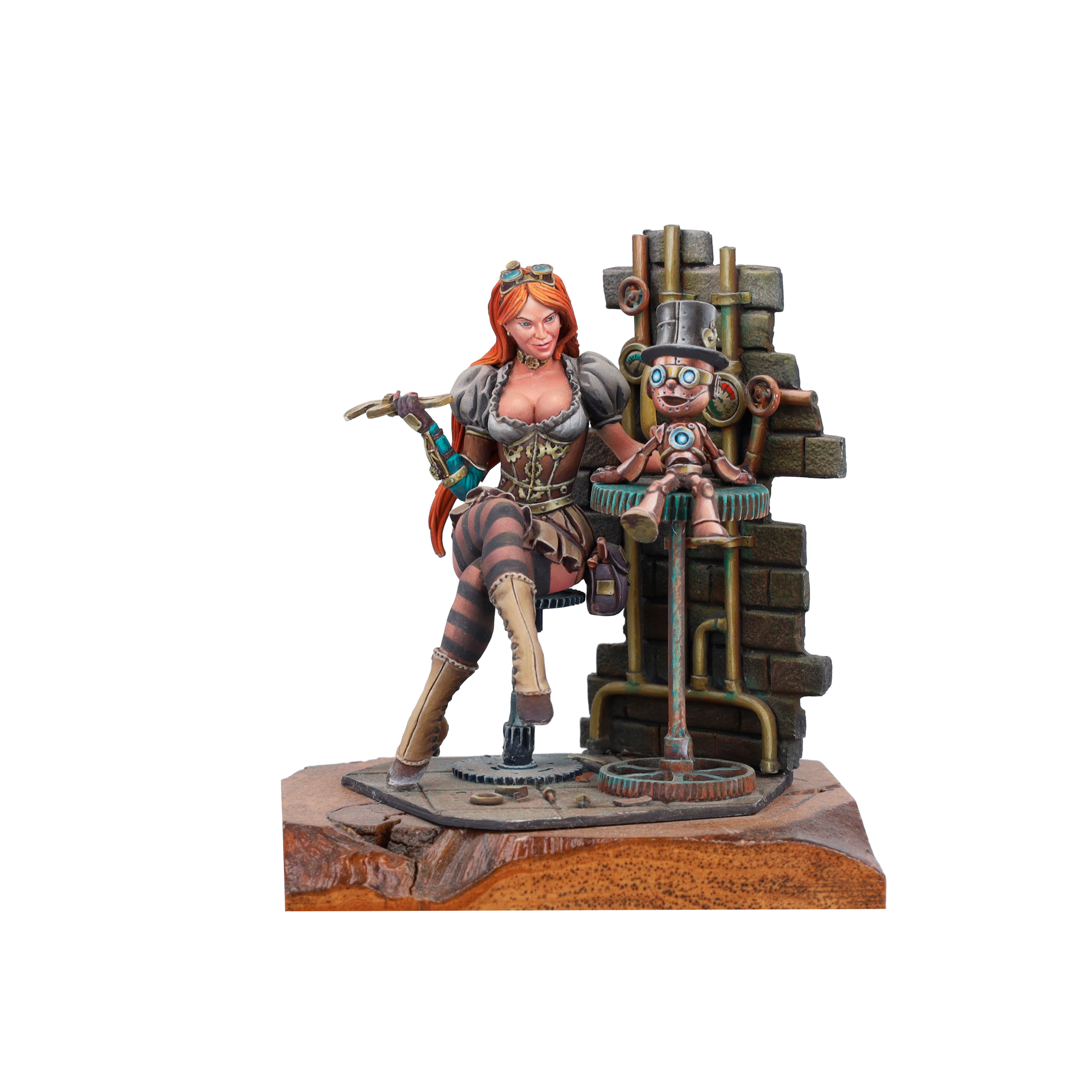 Scale75 Steam Wars Ilsa s mech lab figurka 75 mm resinová