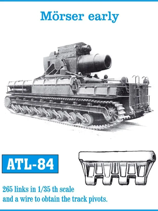 Friulmodel ATL-084 Mörser pásy kovové 1/35 early