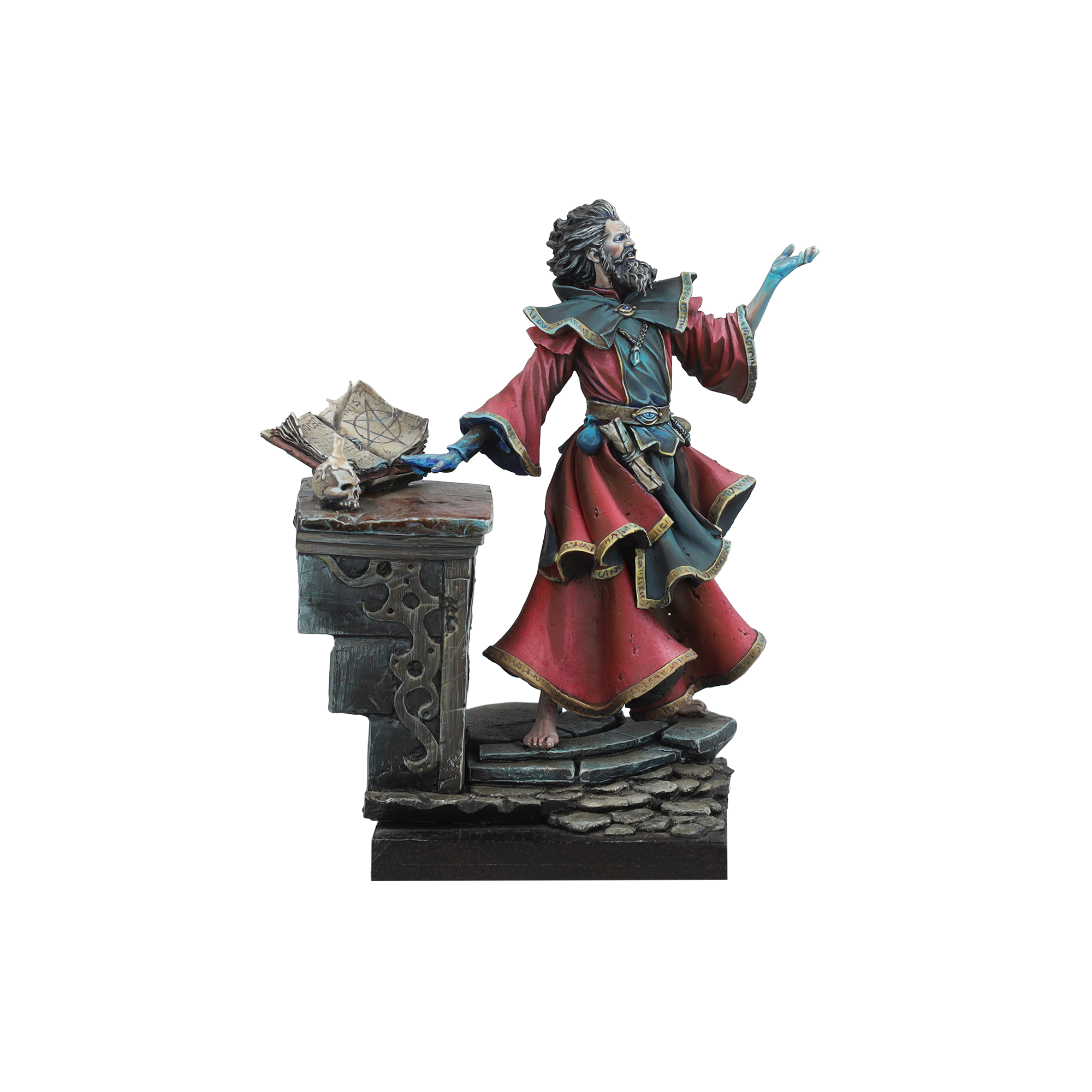 Scale75 Scaleworld Invocatio figurka 75 mm bílý kov