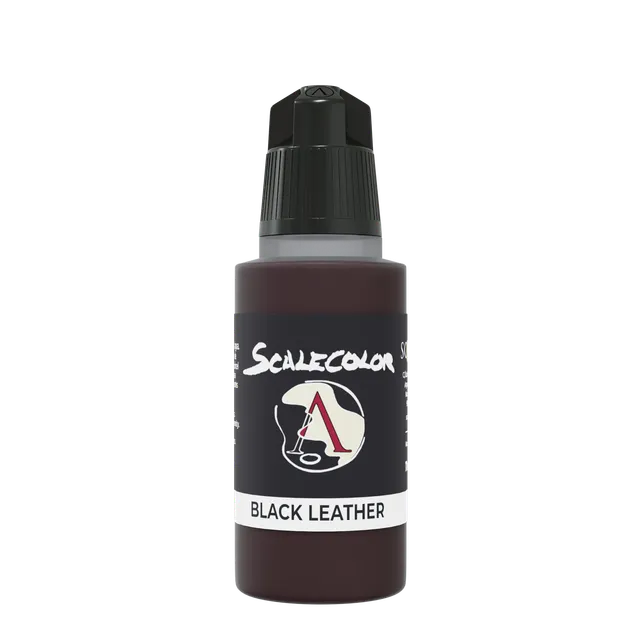 Scale75 Black Leather akrylová barva 17 ml černá kůže