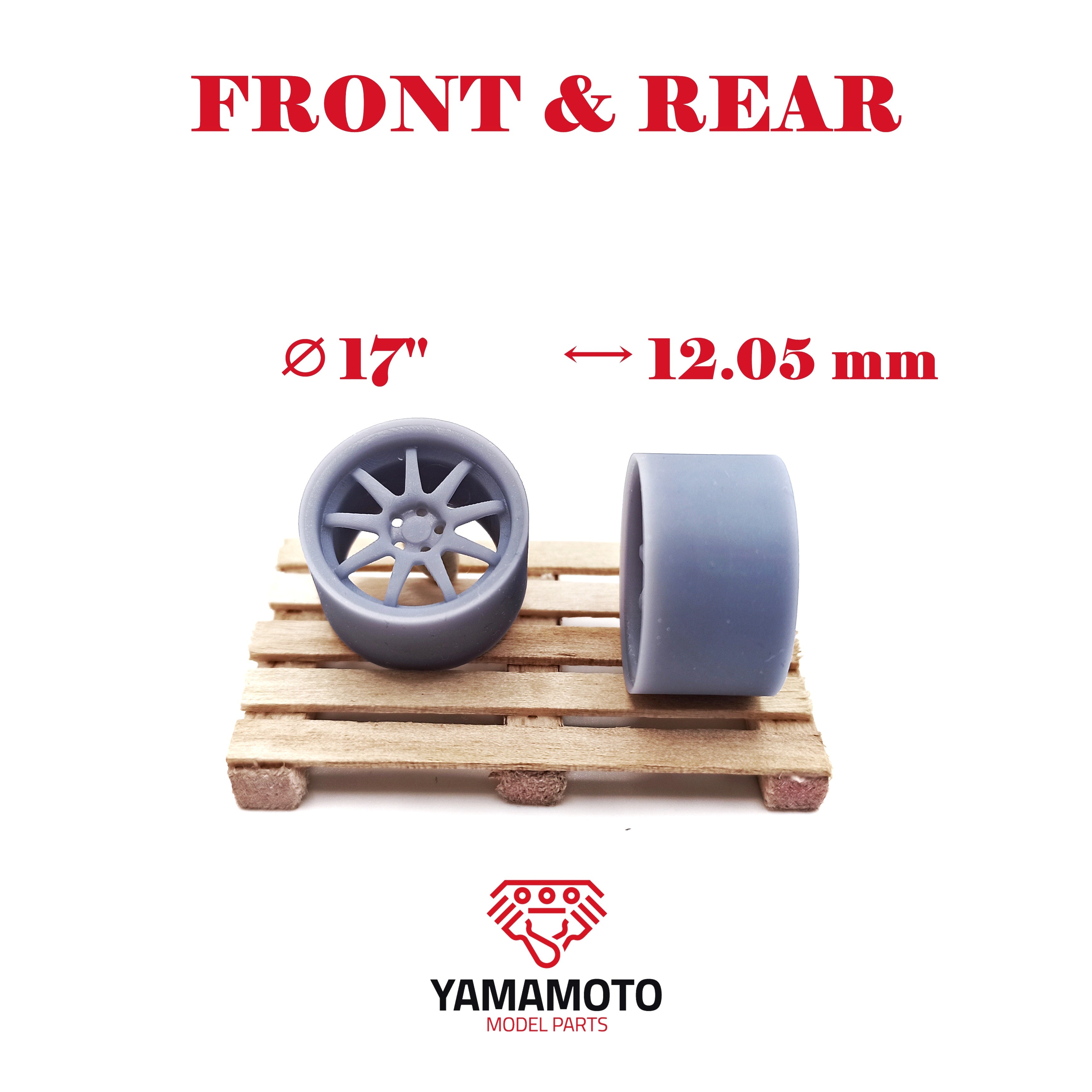 Yamamoto Model Parts Work XD9 17 kola na model