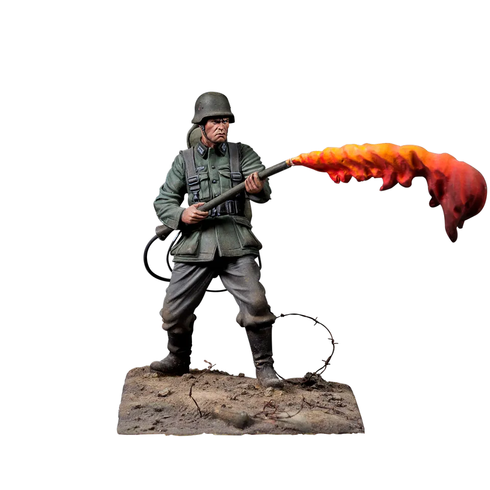 Scale75 World at War Flamenwerfer figurka 75 mm kov