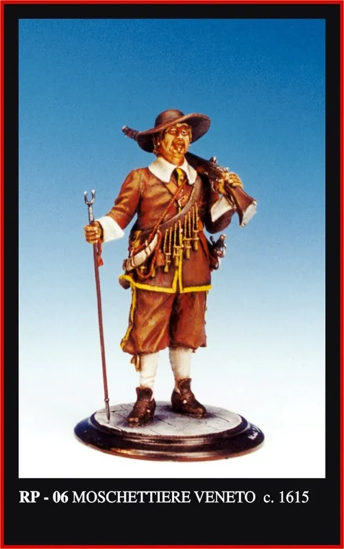 Friulmodel RP-6 Moschettiere Veneto kovová figurka 1615