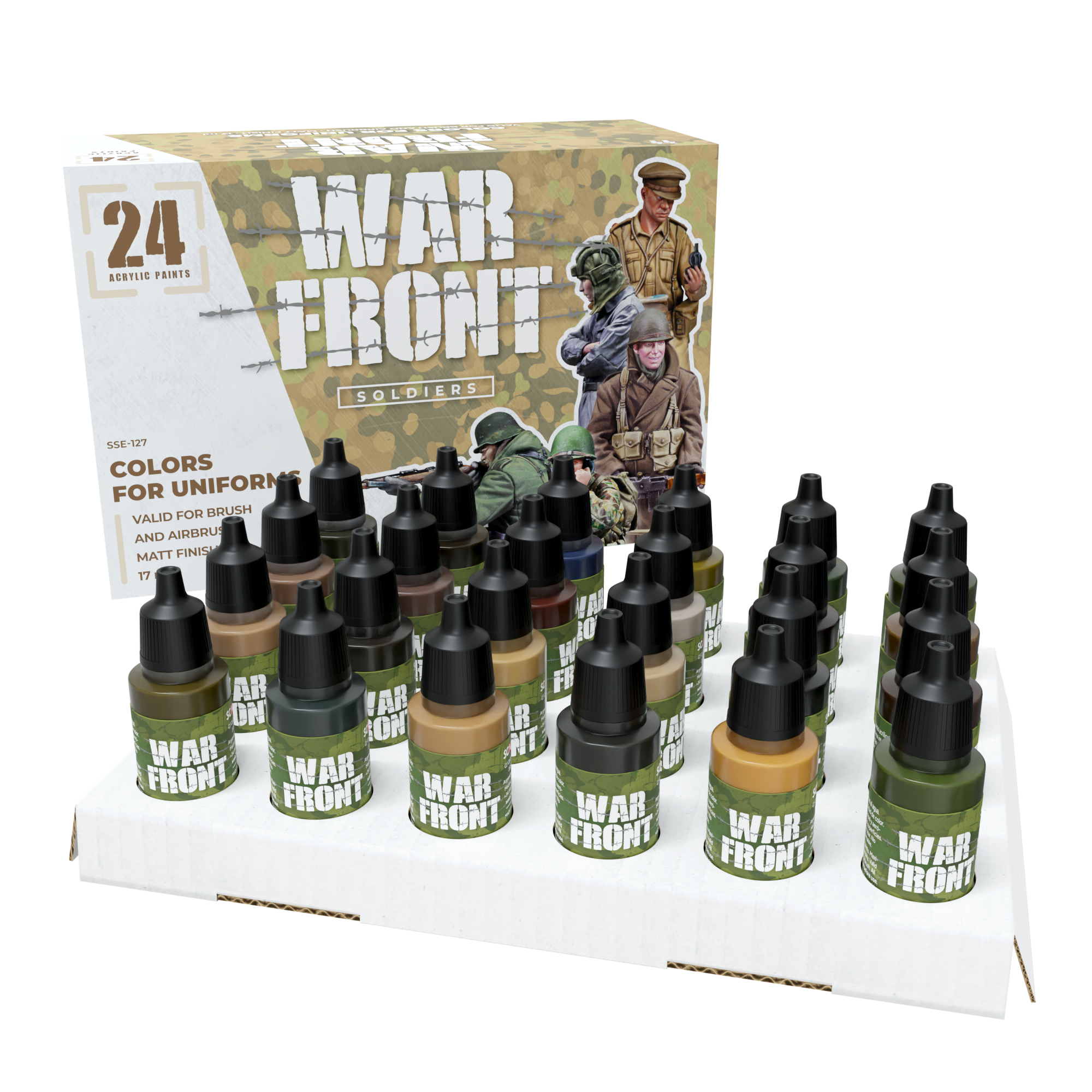 Scale75 Soldiers sada akrylových barev 24 uniformy