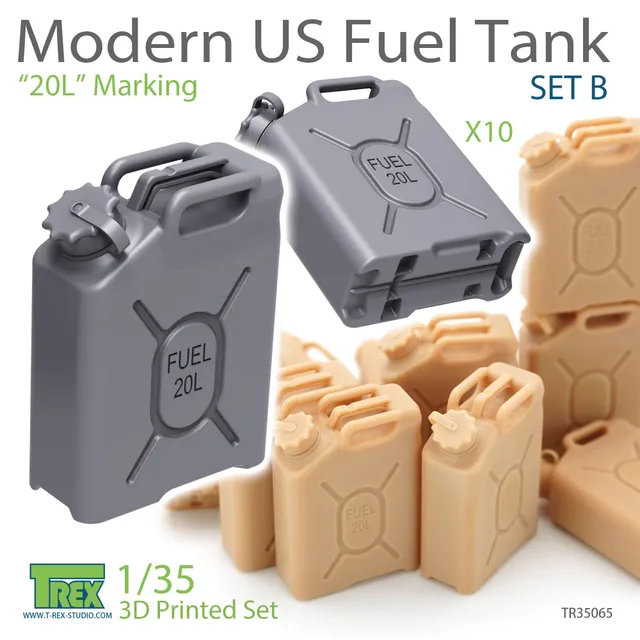 T-Rex Studio TR35065 US kanystr sada 1/35 20L s potiskem B