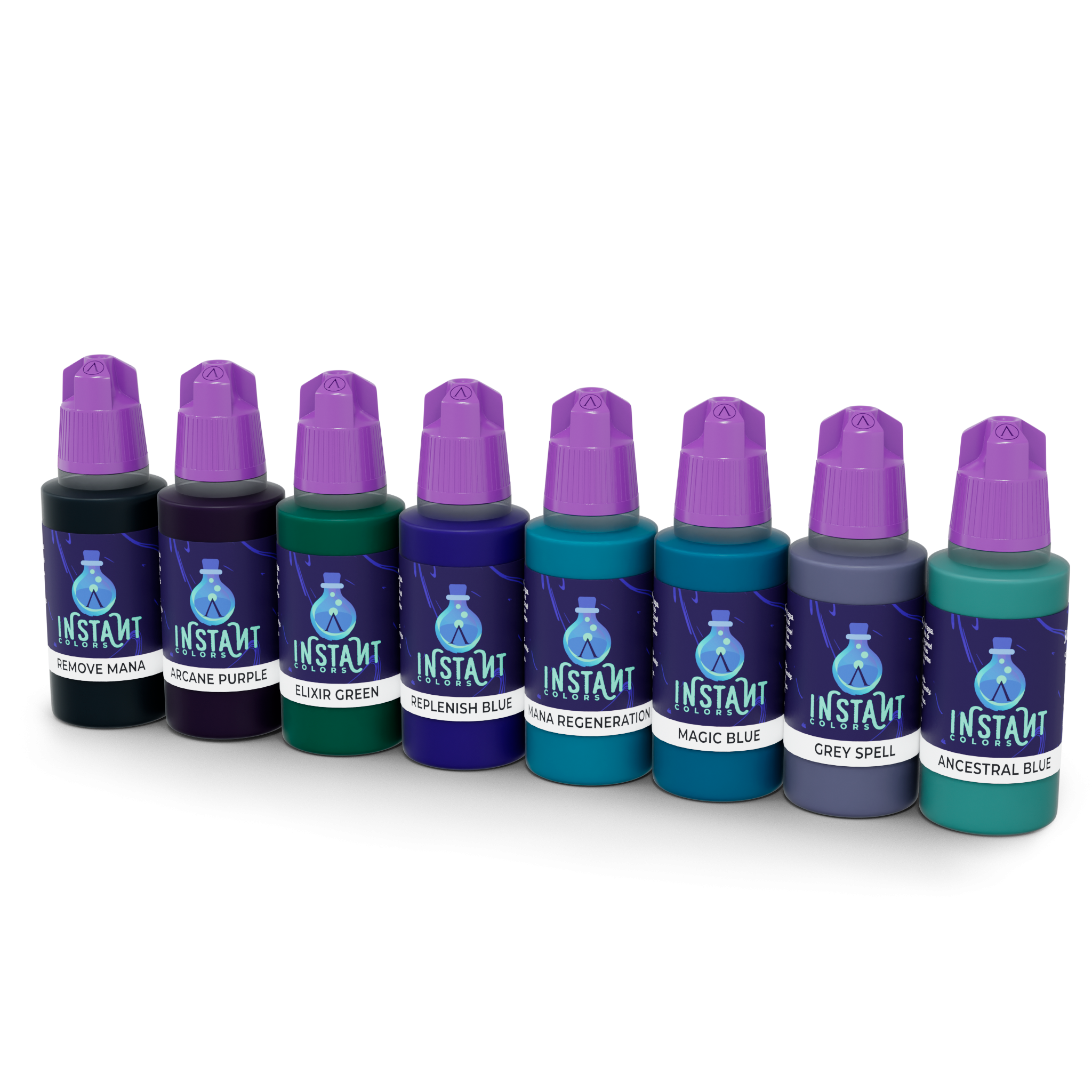 Scale75 Instant Colors Mana Elixirs sada barev modrá