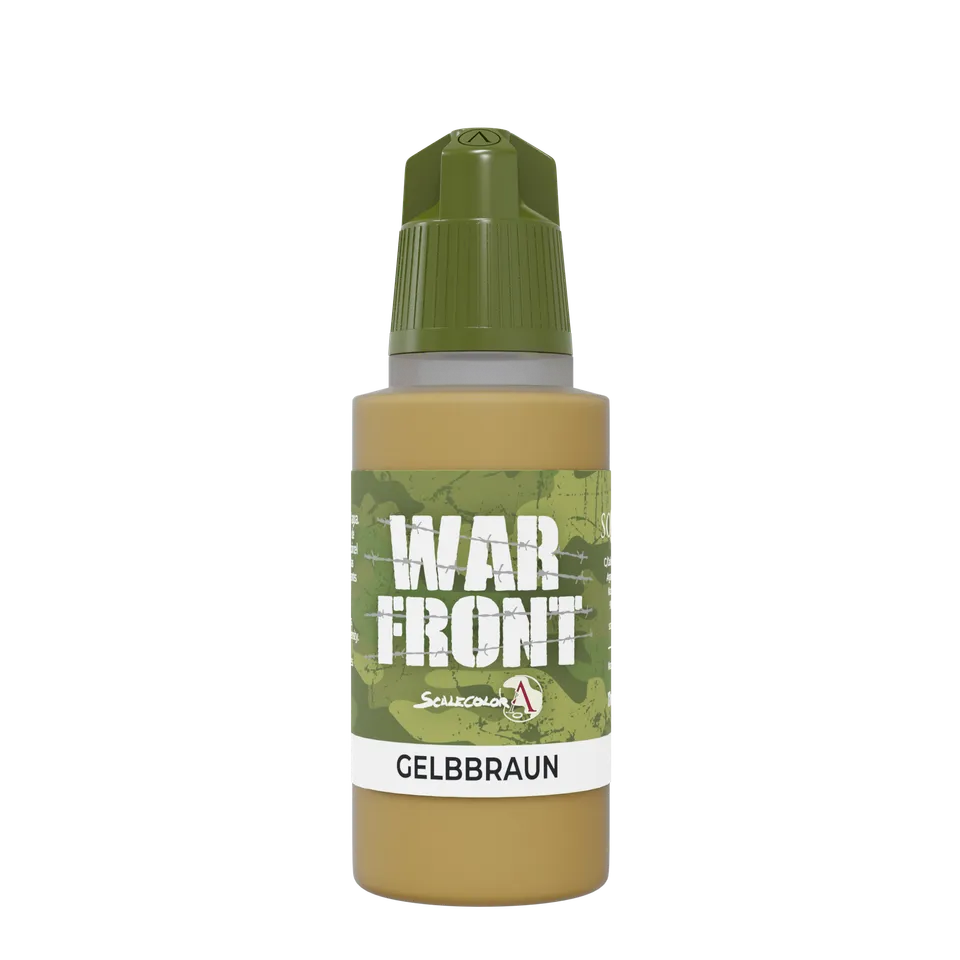 Scale75 Warfront Gelbbraun akrylová barva 17 ml matná
