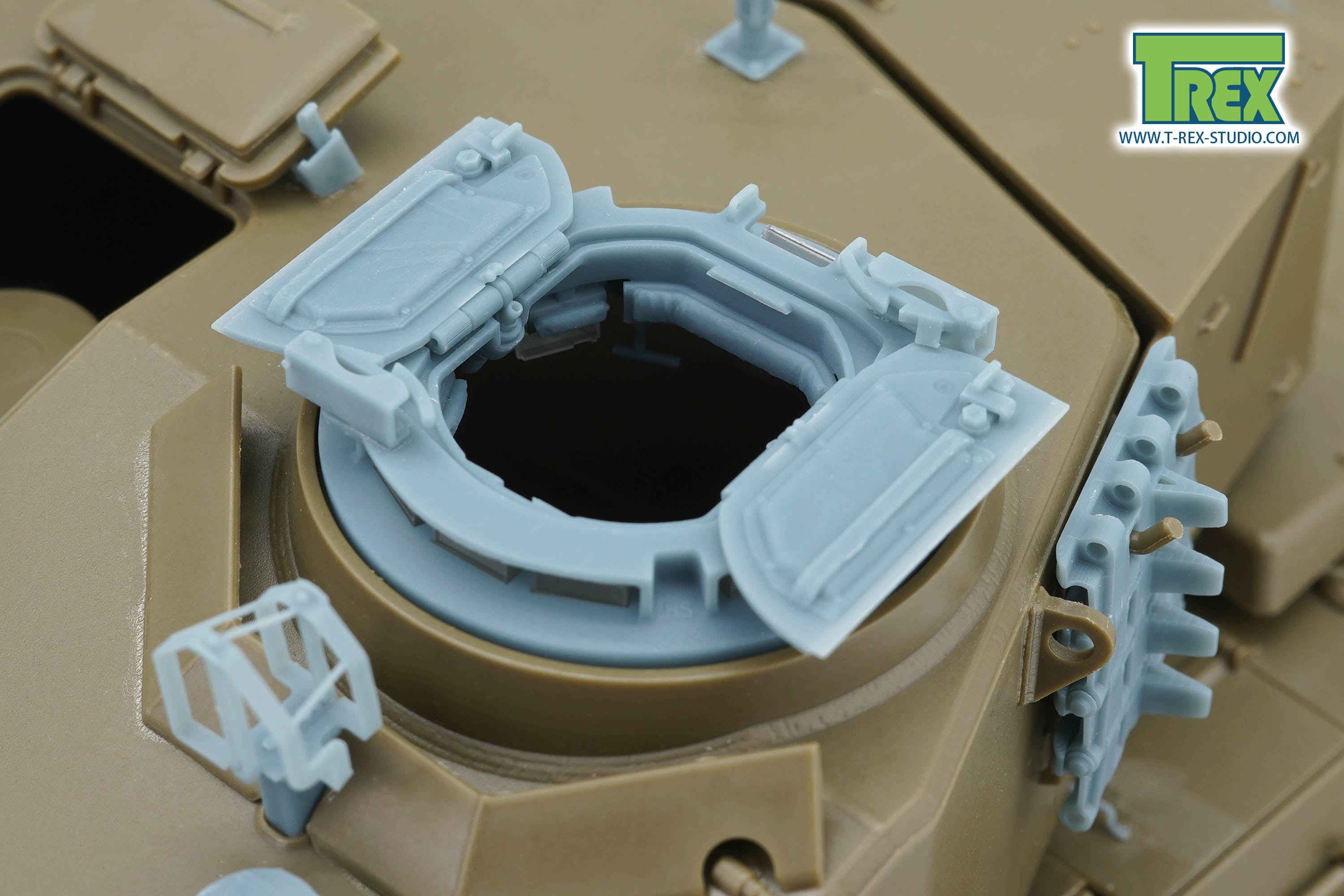 T-Rex Studio TR35108 kupole Mk.2 britský tank 1/35 s čirými díly