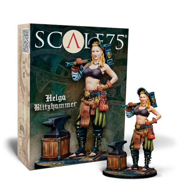 Scale75 Steam Wars Helga Blitzhammer figurka 75 mm resin