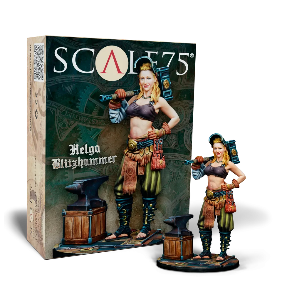 Scale75 Steam Wars Helga Blitzhammer figurka 75 mm resin