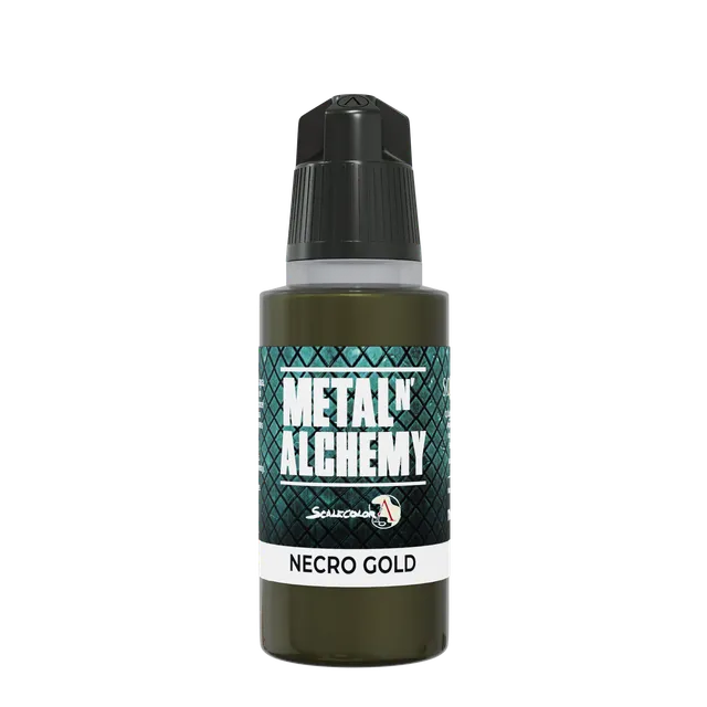 Scale75 Metal N Alchemy Necro Gold barva 17 ml metalická