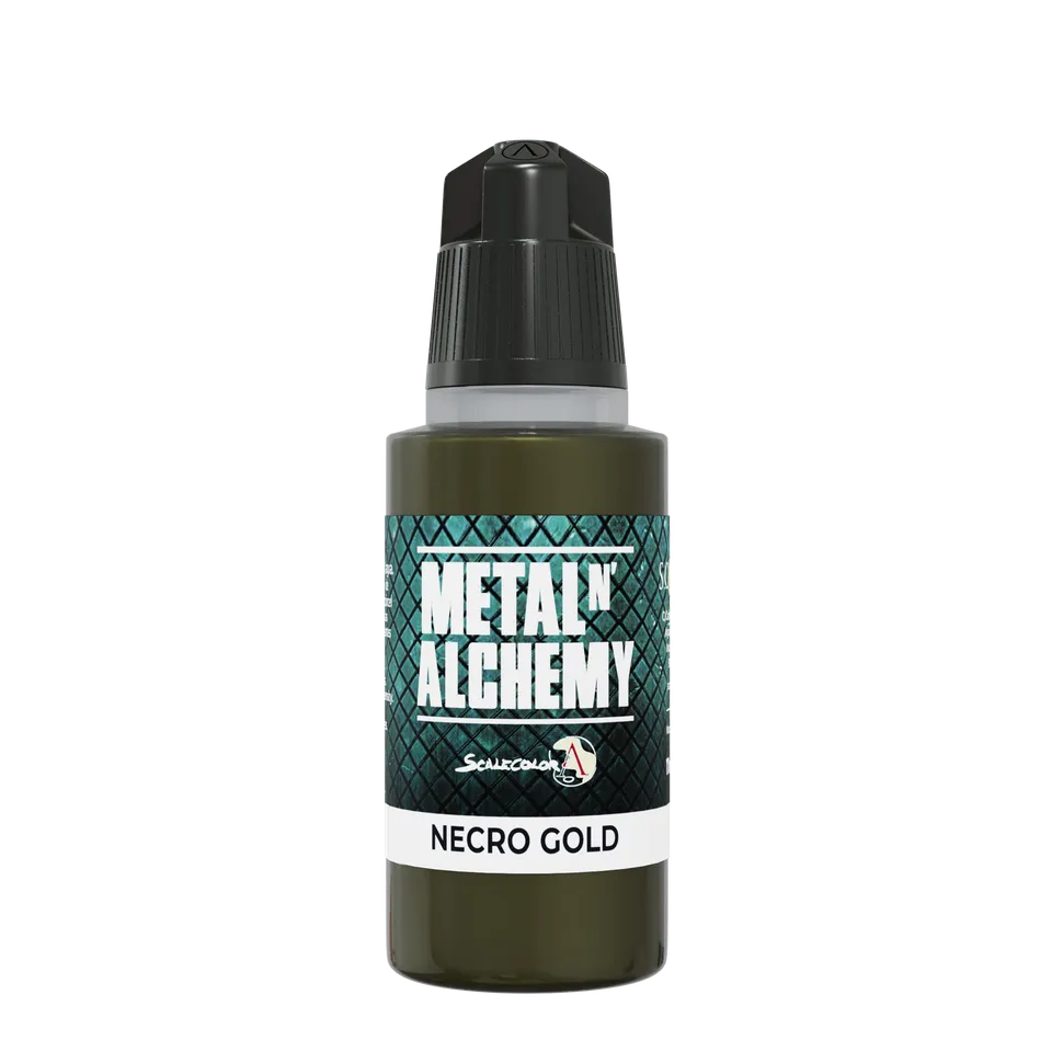 Scale75 Metal N Alchemy Necro Gold barva 17 ml metalická