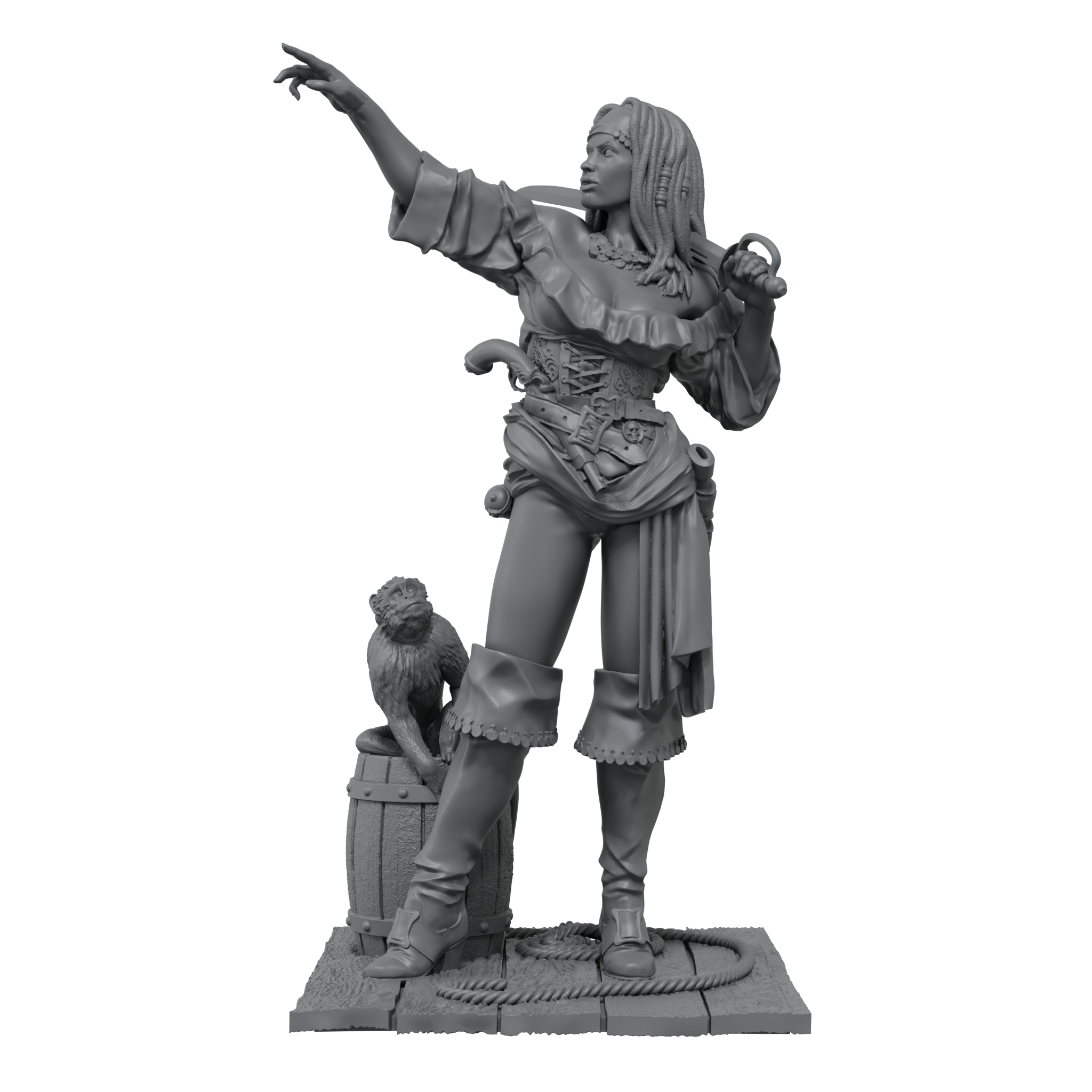 Scale75 Anne Bonny figurka 35mm resinová nenabarvená