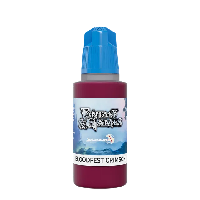 Scale75 Bloodfest Crimson akrylová barva 17 ml saténová