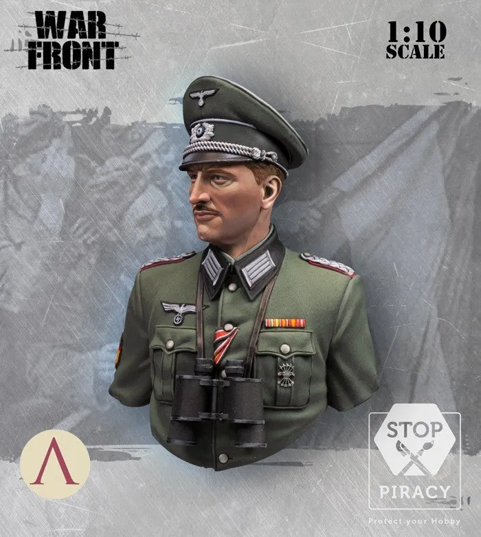 Scale75 Warfront Blaue Division Officer busta 1/10 resin