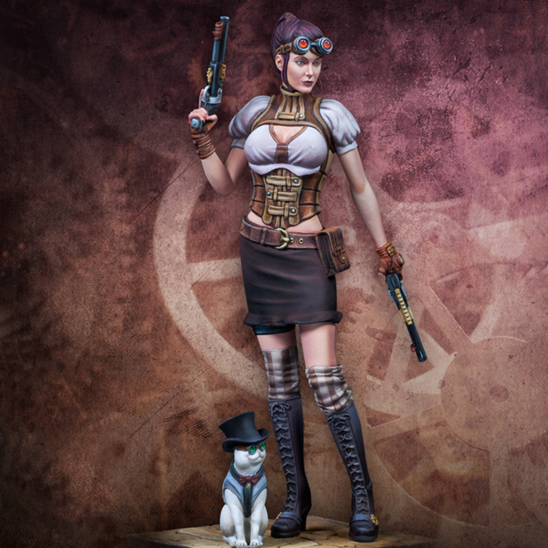Scale75 Steam Wars Brigitte LaFayette figurka 75 mm resinová
