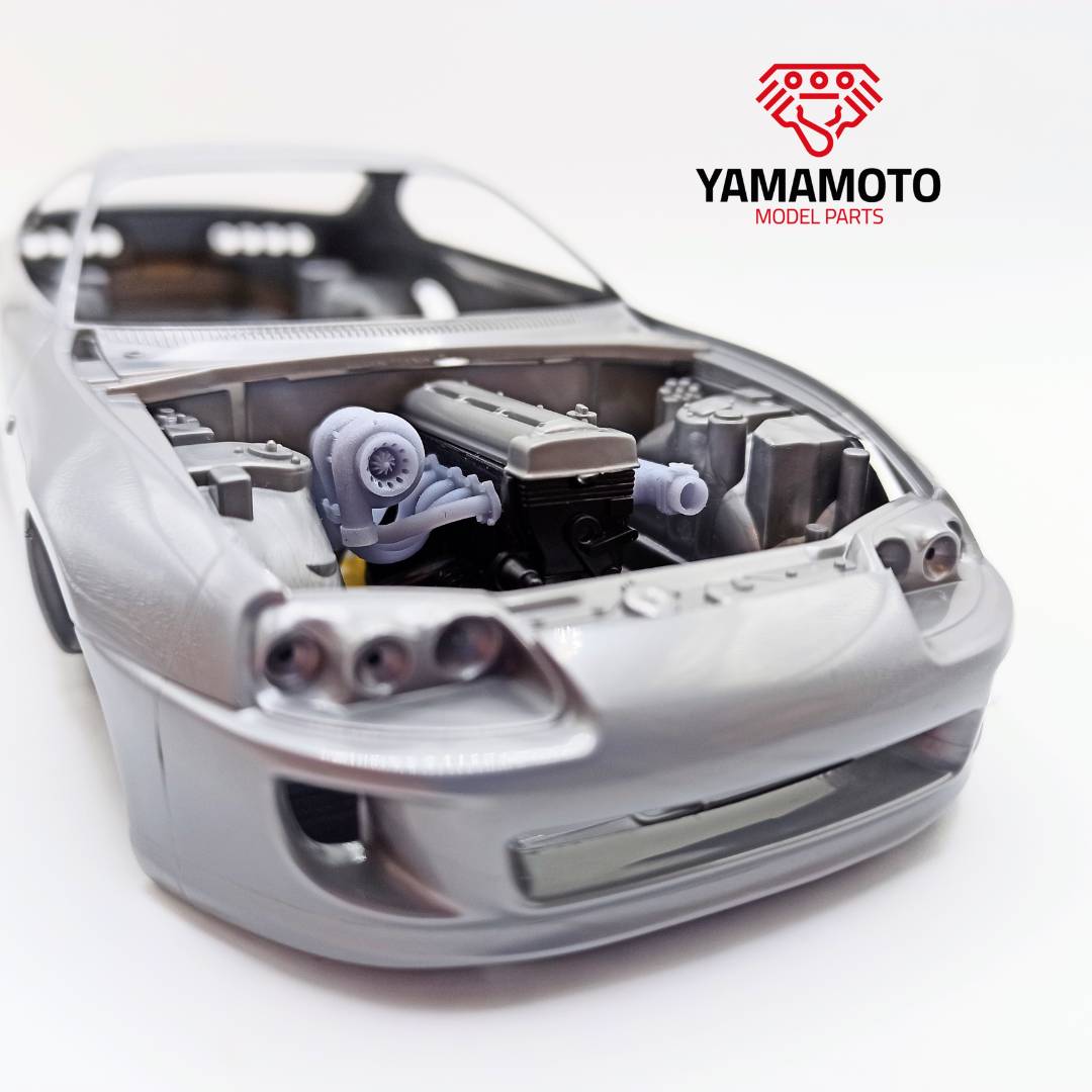 Yamamoto 2JZ Single Turbo Kit sada pro Tamiya 24123