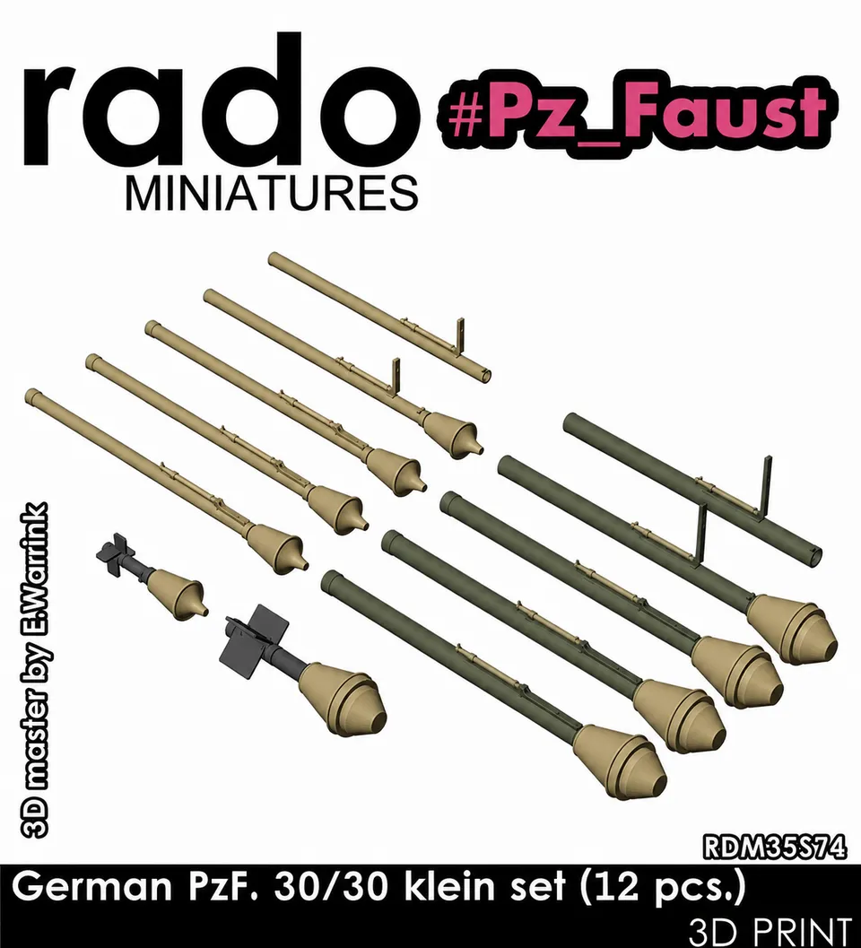 Rado Miniatures RDM35S74 Panzerfaust 30 sada 1/35