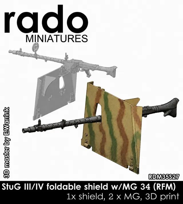 Rado Miniatures RDM35S27 doplněk štít StuG 1/35