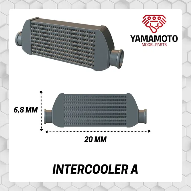 Yamamoto Intercooler Type A mezichladič 3D tisk