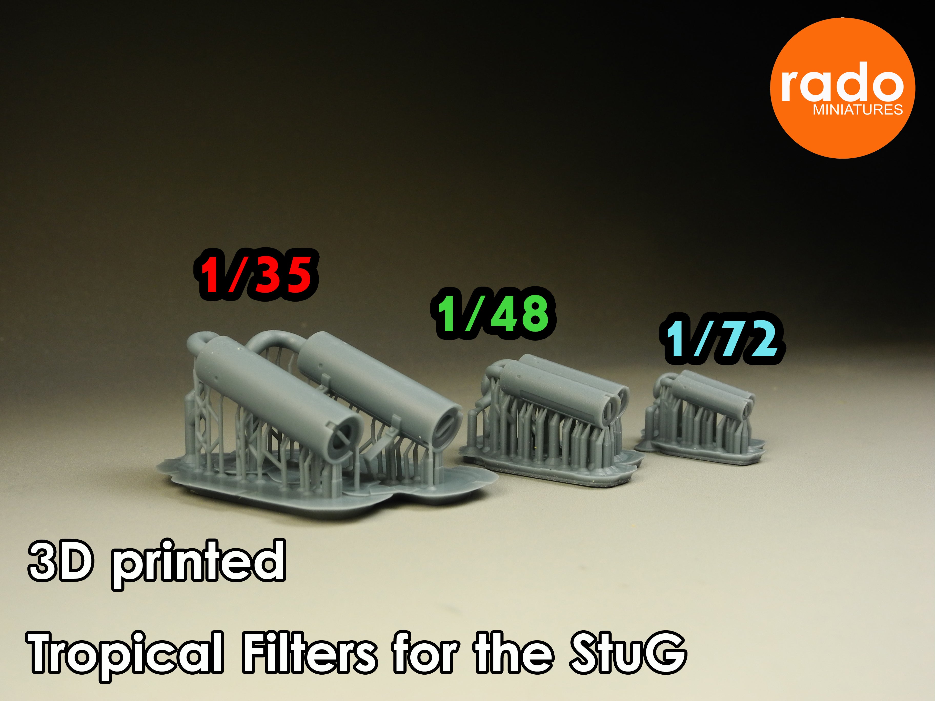Rado Miniatures RDM35S10 StuG III filtry 1/35 Tropen
