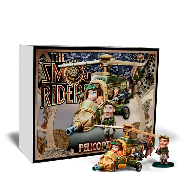 Scale75 Smog Riders Pelikopter figura 35 mm chibi resin