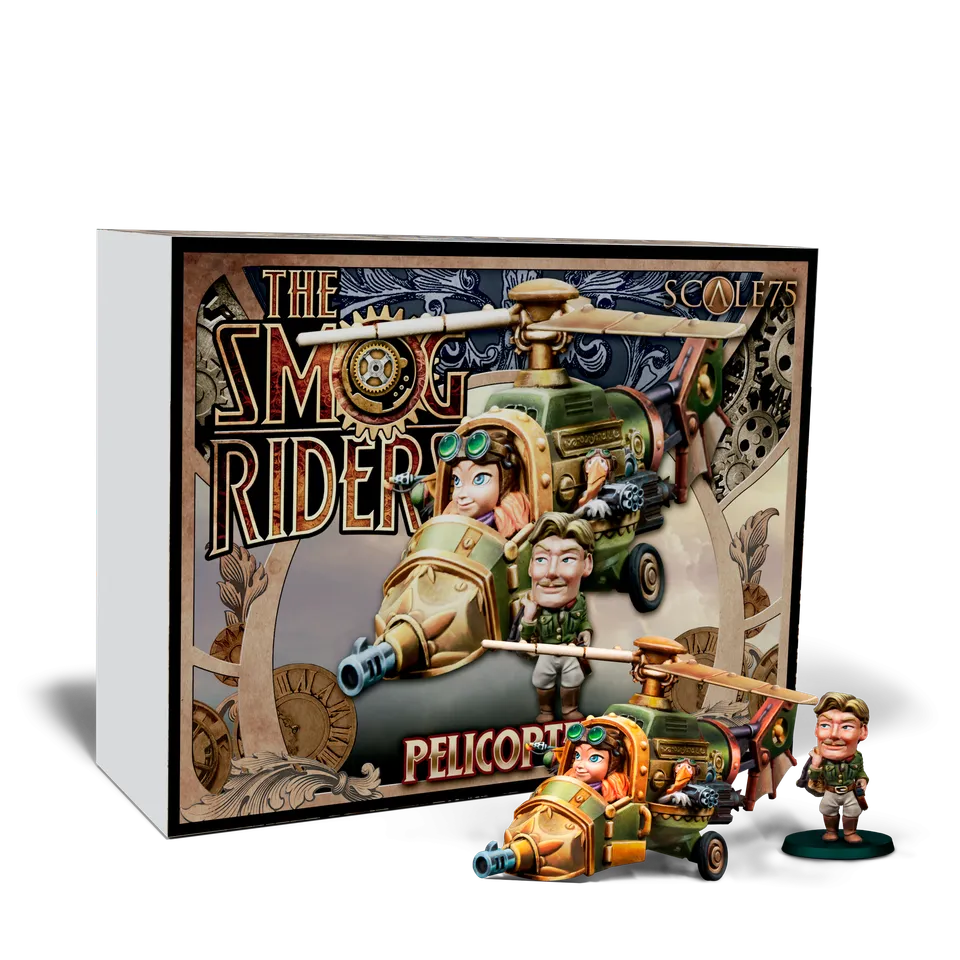 Scale75 Smog Riders Pelikopter figura 35 mm chibi resin