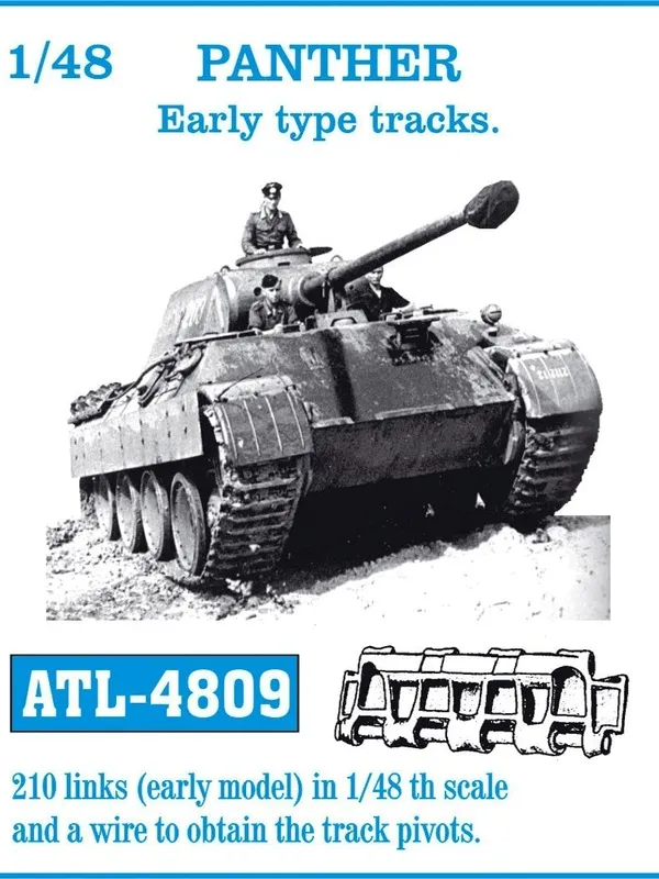 Friulmodel ATL-4809 Panther kovové pásy 1/48 early