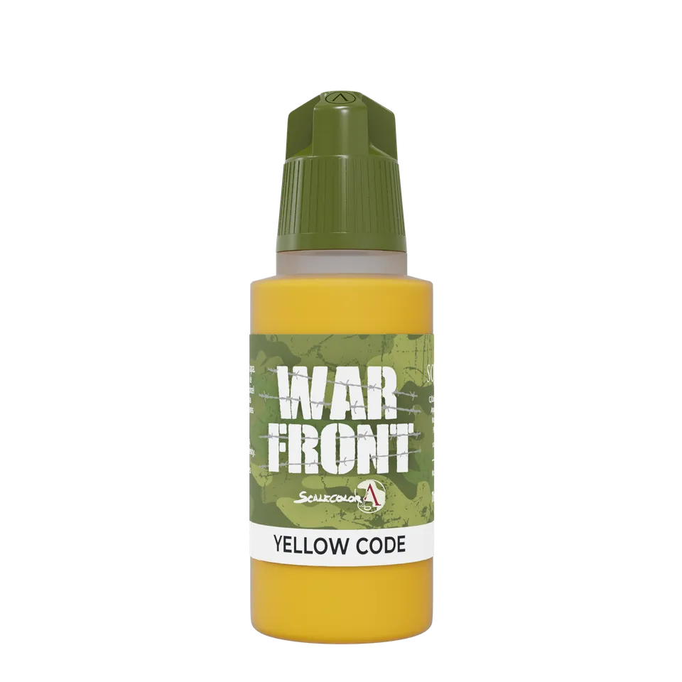 Scale75 Warfront Yellow Code akrylová barva 17 ml matná