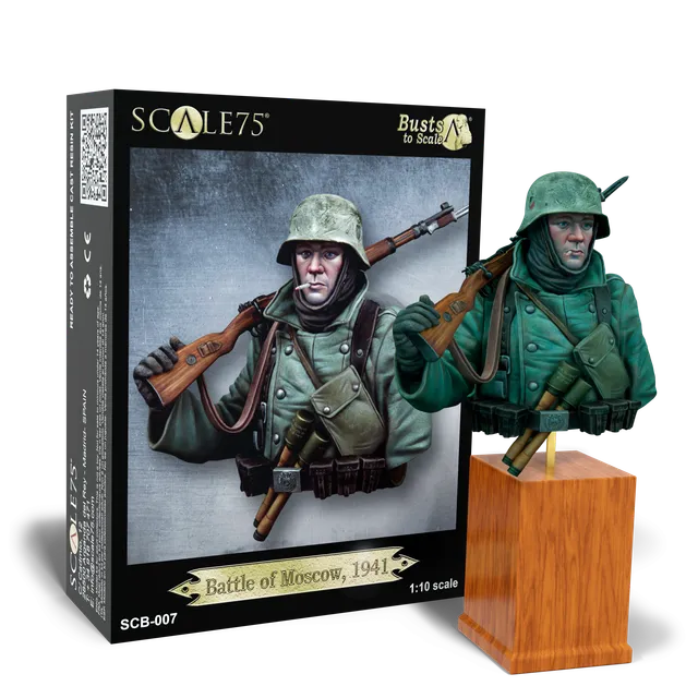Scale75 Battle of Moscow 1941 busta 1/10 nenabarvená