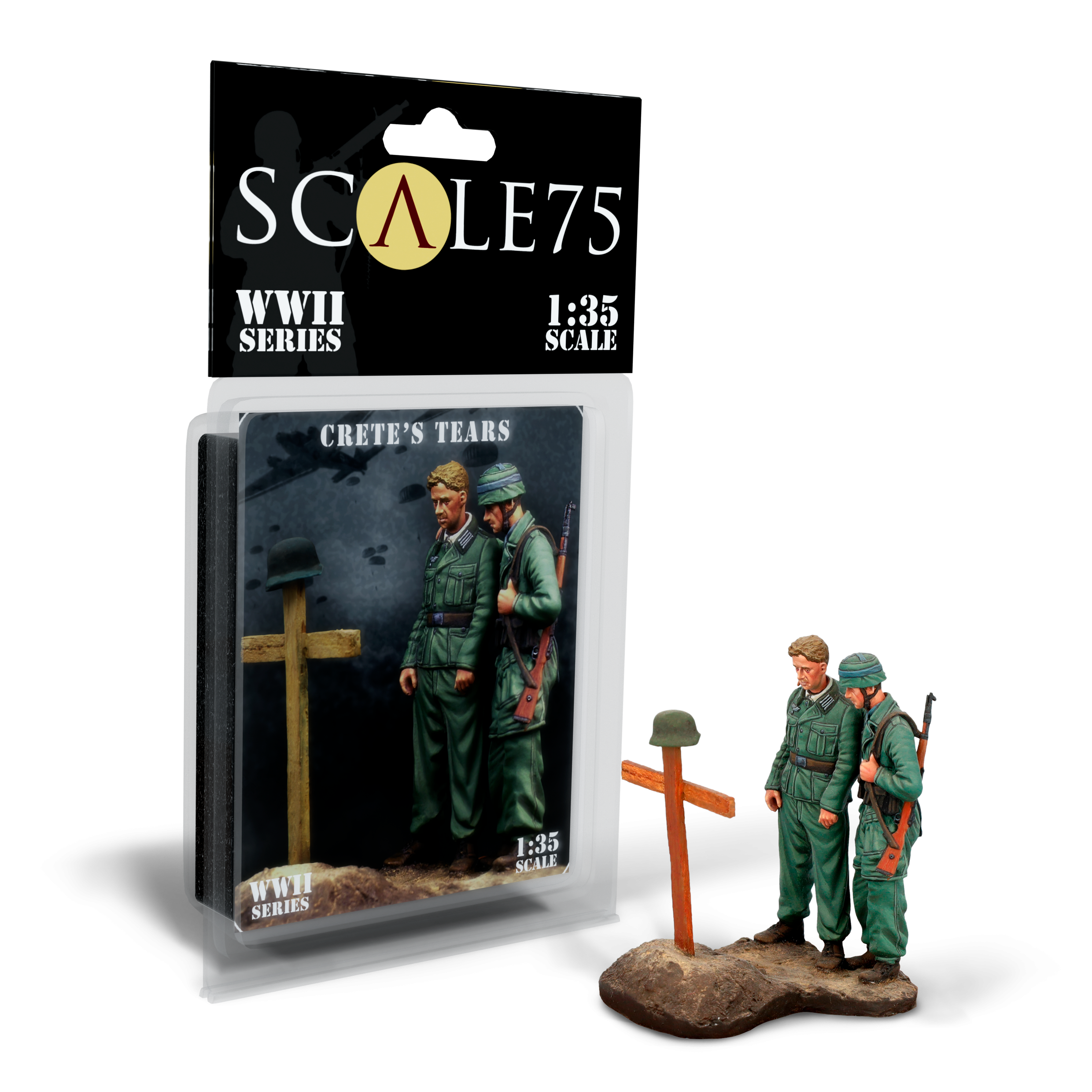 Scale75 Crete's Tears figurka 1:35 nenabarvená bílý kov