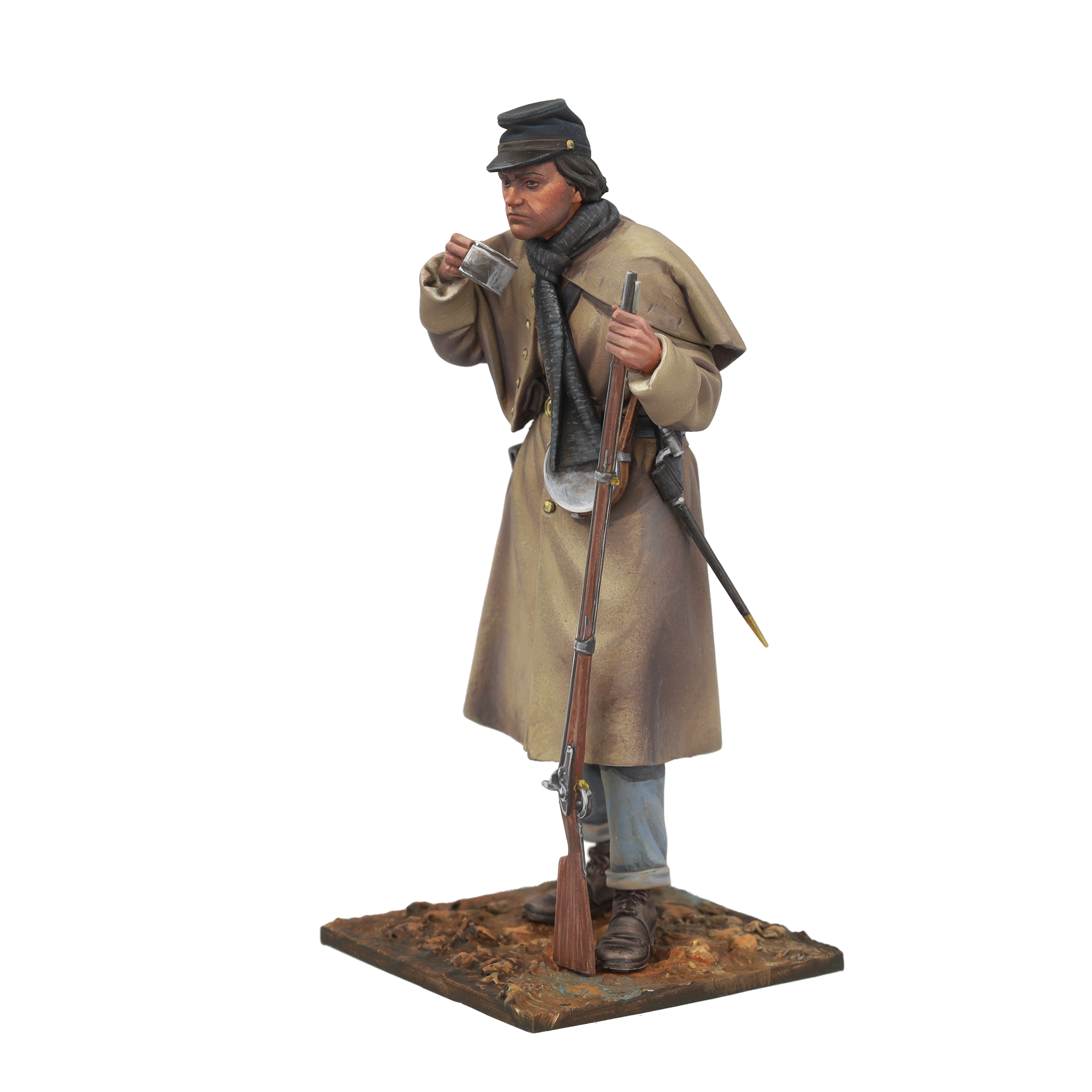 Scale75 Private 3rd Georgia Infantry 1862 figurka 75 mm