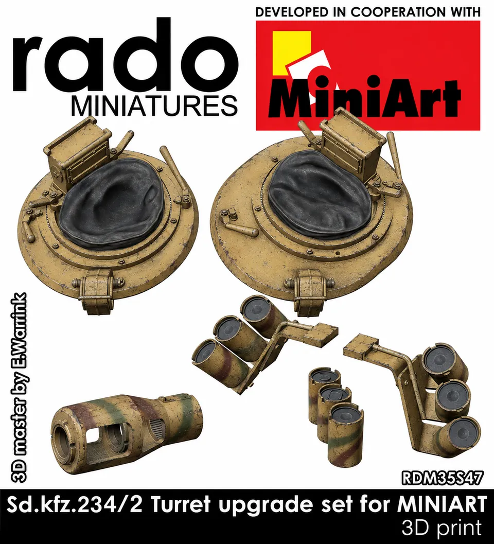 Rado Miniatures RDM35S47 detaily věže 1/35 Puma