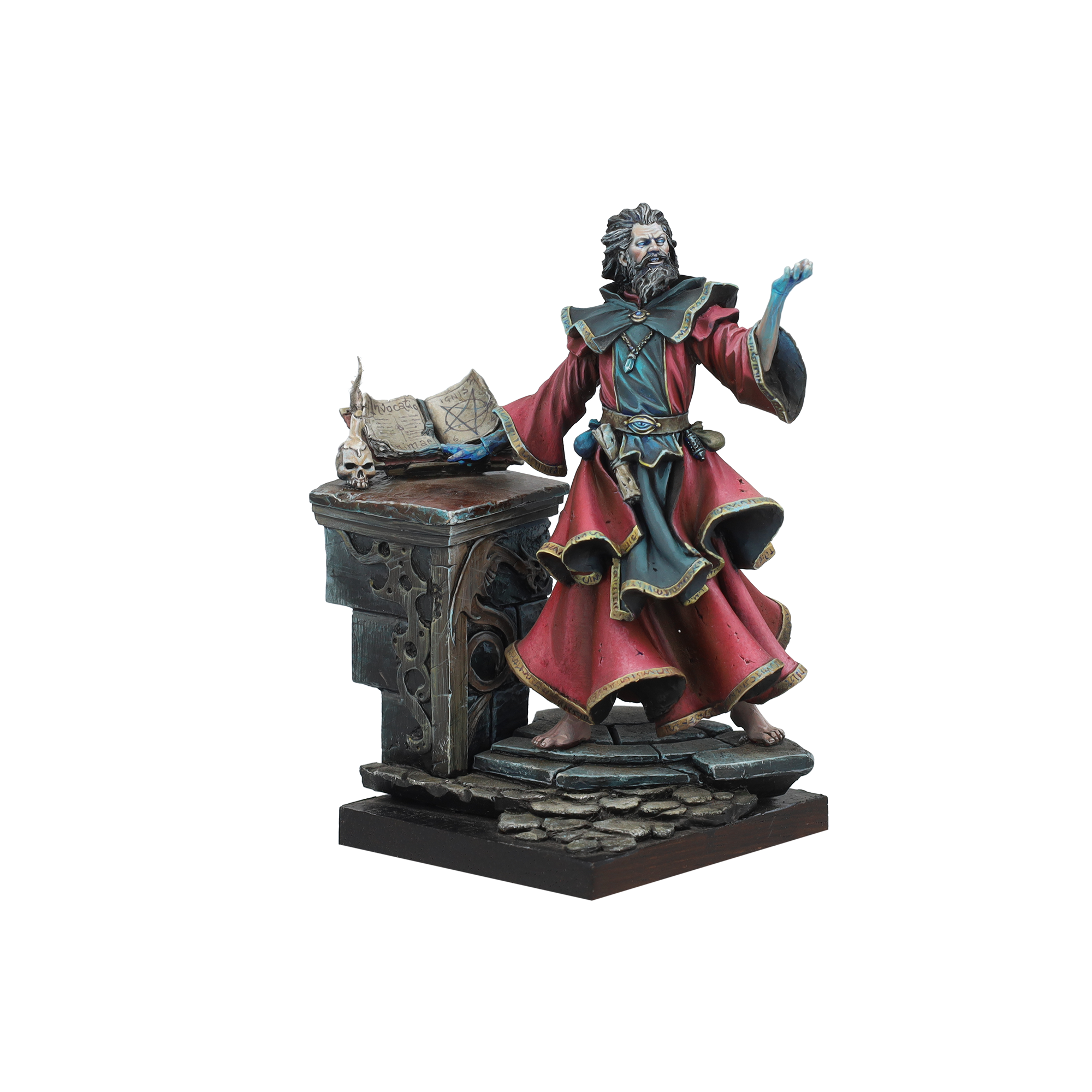 Scale75 Scaleworld Invocatio figurka 75 mm bílý kov