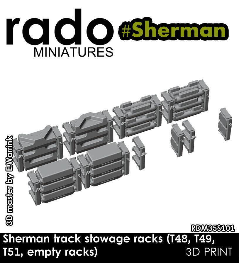 Rado Miniatures 35S101 nosiče pásů Sherman 1/35