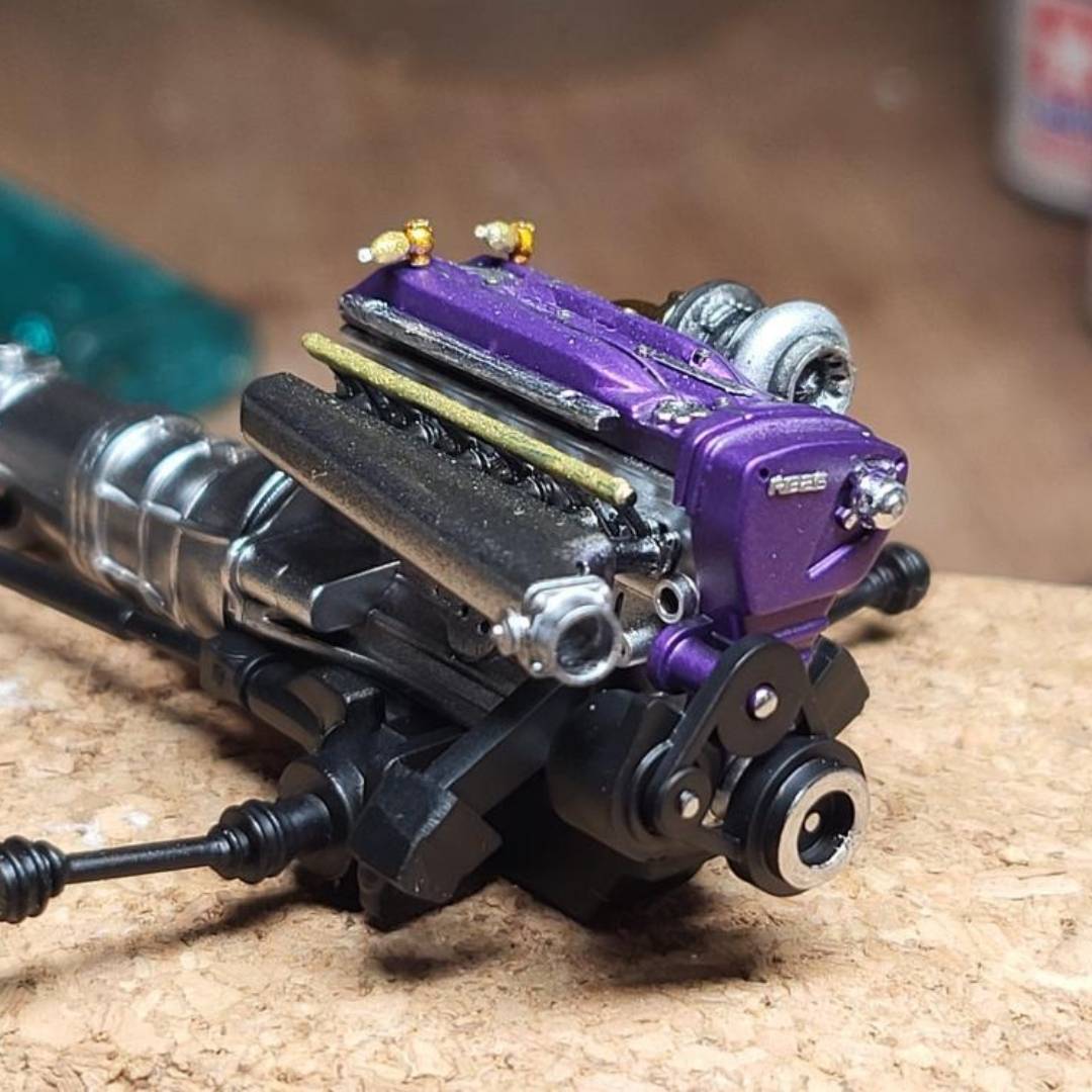 Yamamoto RB26DETT Single Turbo Kit turbo sada pro Tamiya 24090