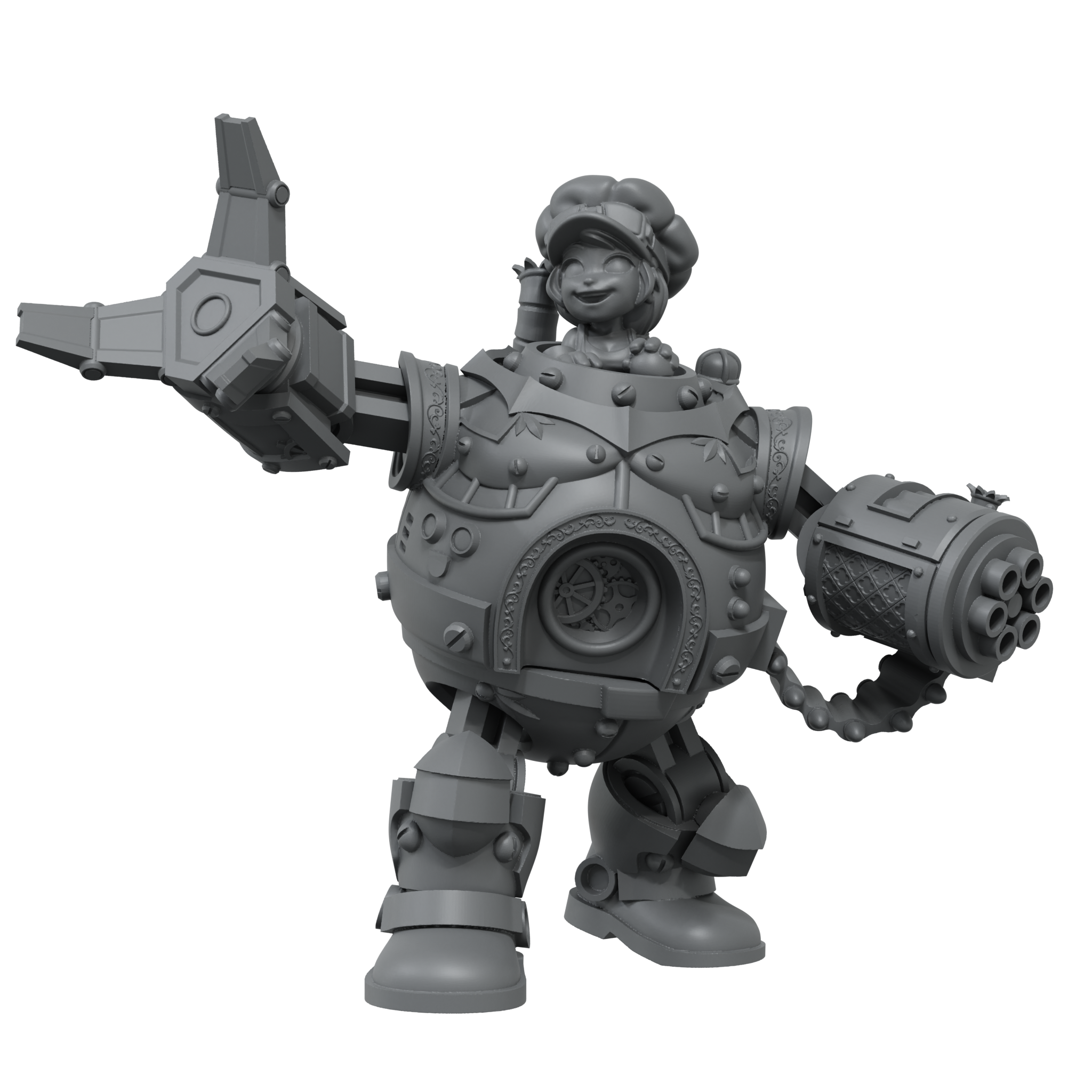 Scale75 Smog Riders Fat Bob Mecha figurka 35 mm