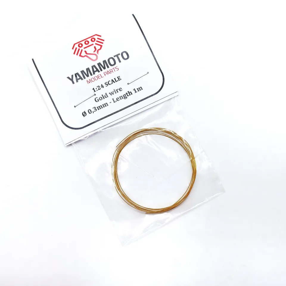 Yamamoto Gold Wire 0,3 mm 2 m drát na model
