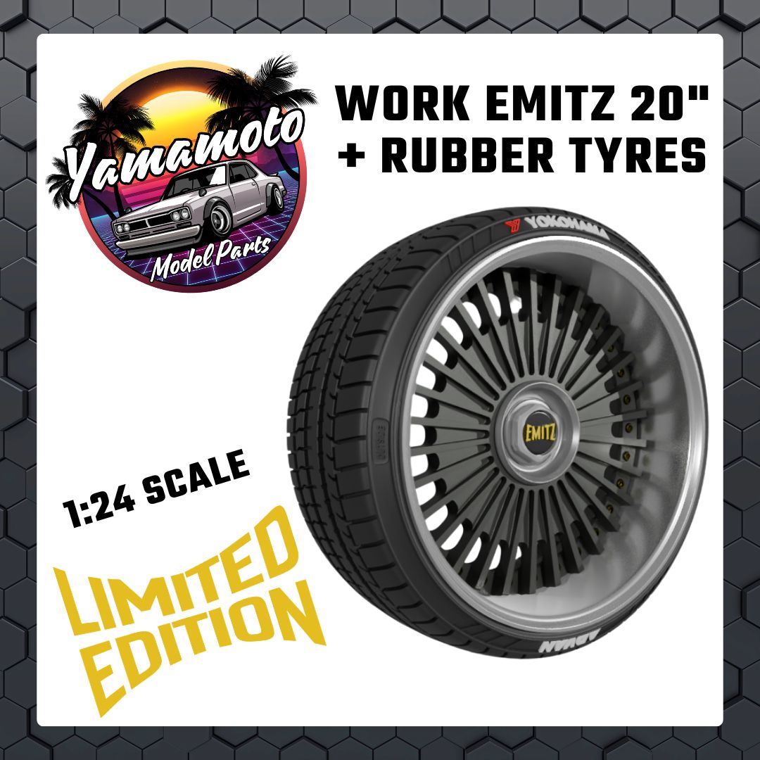 Yamamoto Model Parts Work Emitz kola 20" s pneu Limited