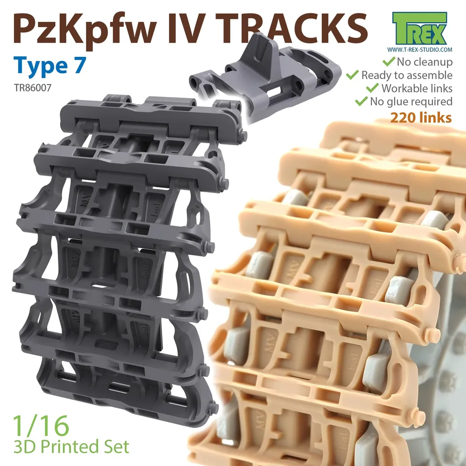 T-Rex Studio TR86007 PzKpfw III/IV pásy 1/16 Type 7