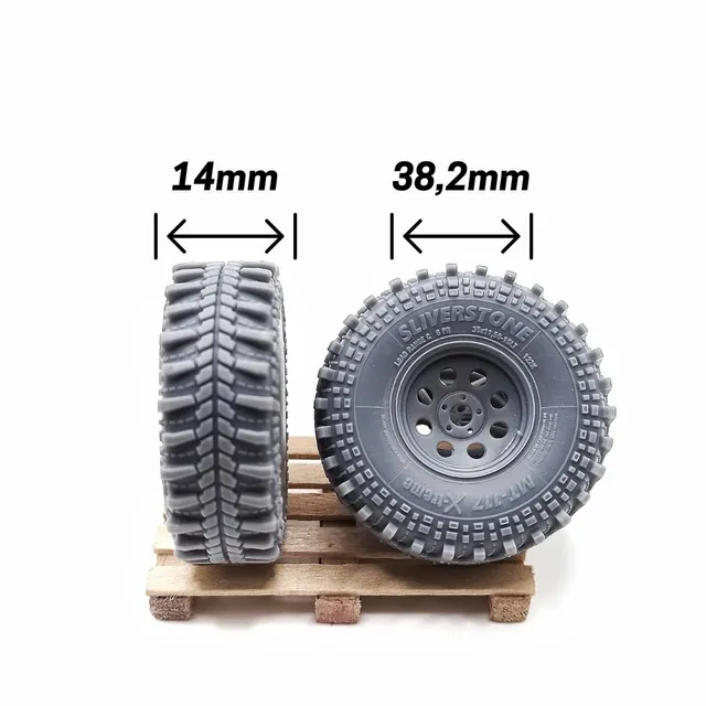 Yamamoto Model Parts Extreme Off-Road Tyres kola s disky