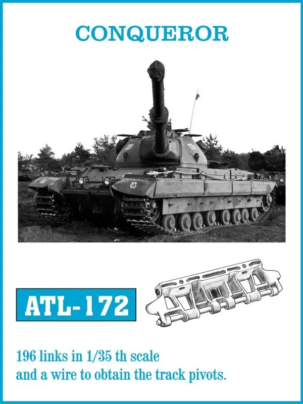 Friulmodel ATL-172 Conqueror kovové pásy 1/35