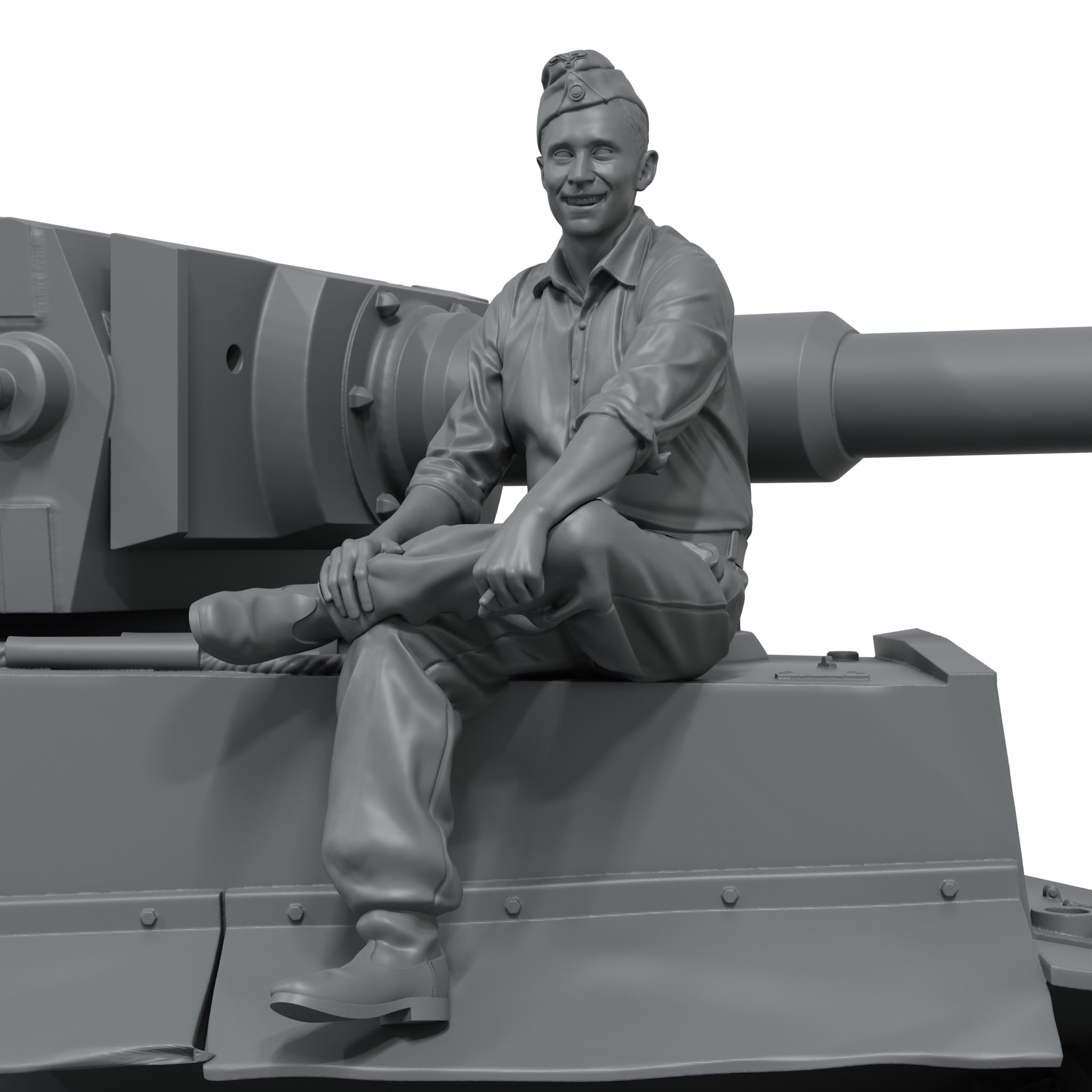 Scale75 Warfront Sturmmann resinová figurka 1/35 nenabarvená