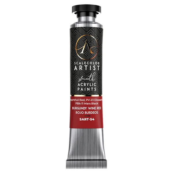 Scale75 Artist Burgundy Wine Red akrylová barva 20 ml