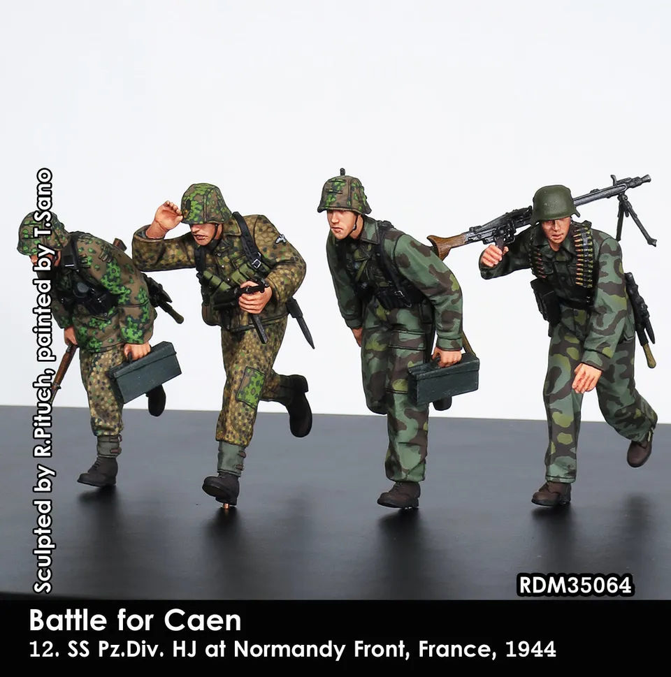 Rado Miniatures RDM35064 figurky Normandie 1/35 limit 99 ks MG42