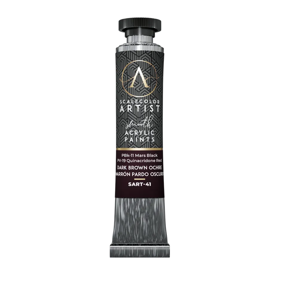 Scale75 Dark Brown Ochre akrylová barva 20ml hnědá