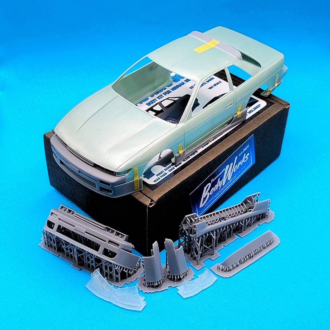 Yamamoto Model Parts Nismo Silvia S13 body kit 1/24 Tamiya