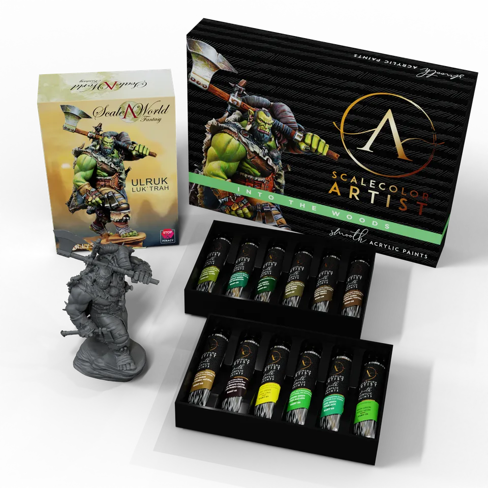 Scale75 Into the Woods + Ulruk Luk’trah pack figurka a sada barev