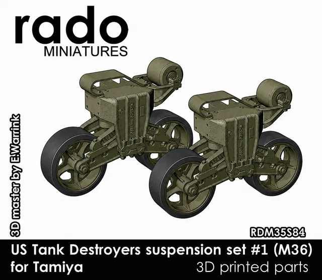 Rado Miniatures RDM35S84 M36/M10 podvozek 1/35 Tamiya
