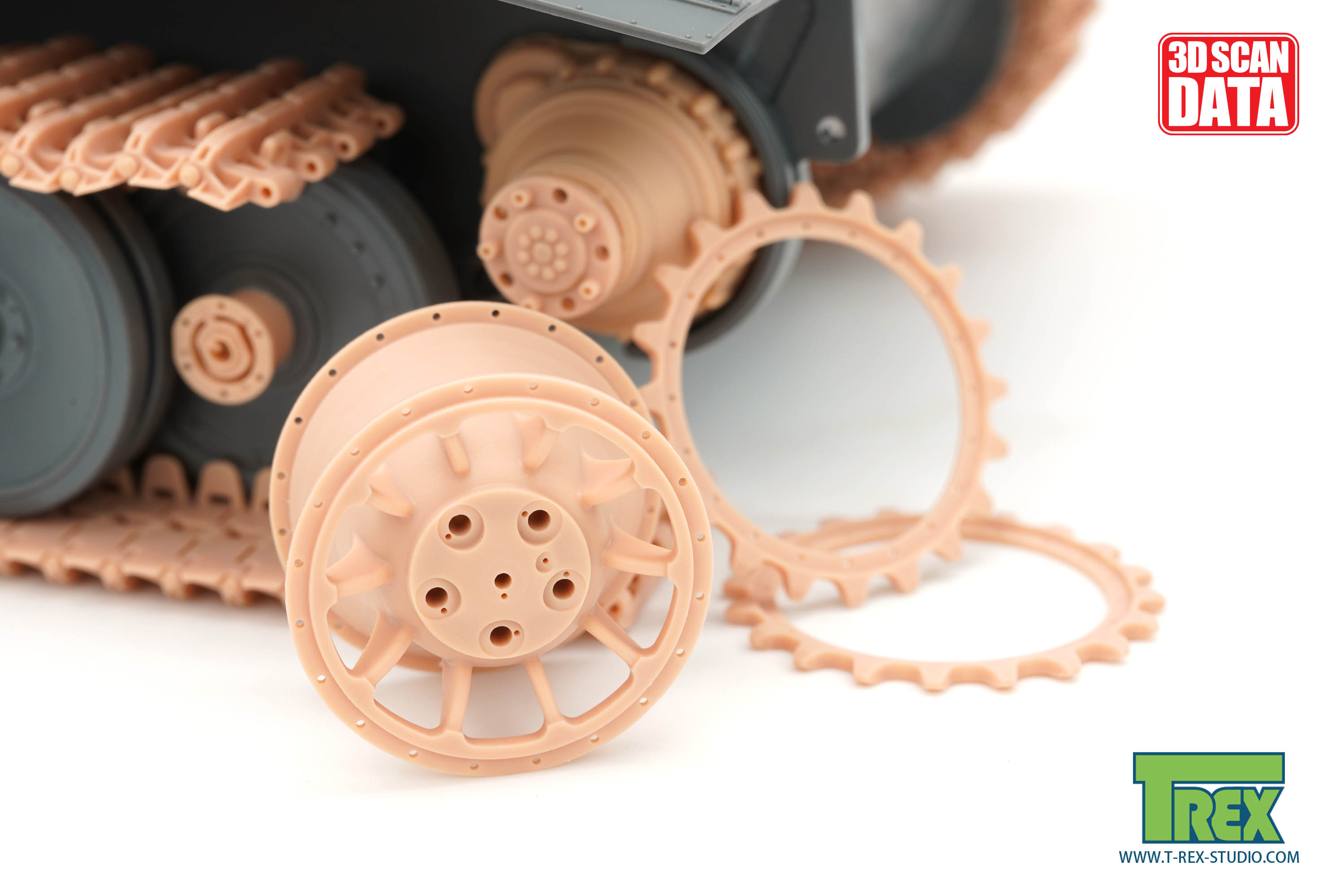 T-Rex Studio TR35166-2 hnací kolo Tiger I 1/35 early